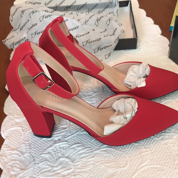 NEW red heels 8.5 - Picture 7 of 9